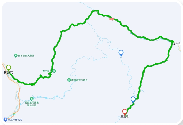 甘登乡和米日村位置示意图。