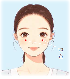四白